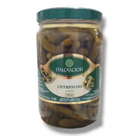 Огірки корнішони ТМ Italcarciofi 1700 мл